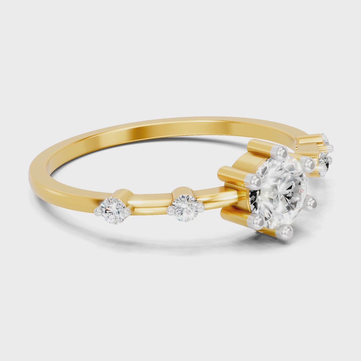Luminous Solitaire Diamond Ring