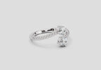 Captivating Bypass Diamond Ring