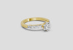 Delicate Diamond Engagement Ring
