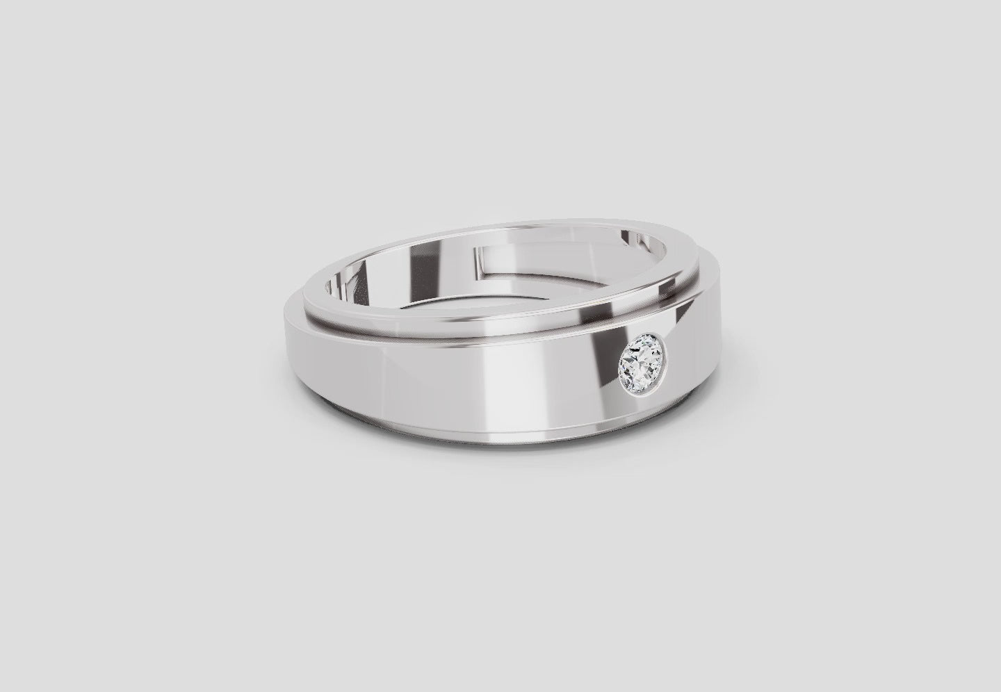 Luminous Diamond Engagement Ring