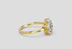 Exquisite Floral Diamond Ring