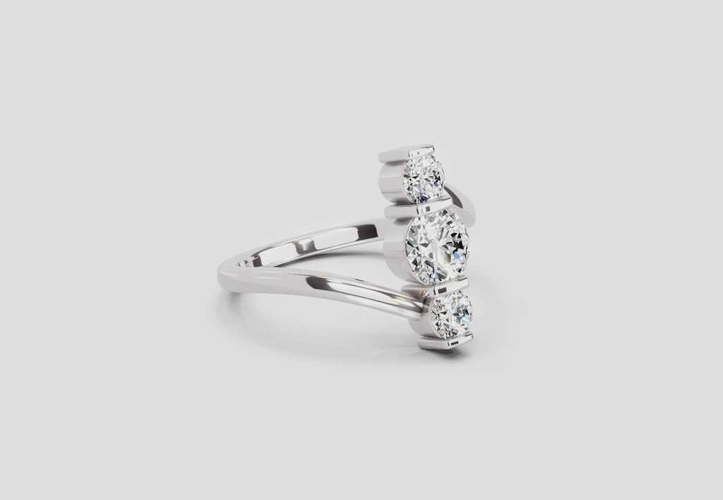 Enchanting Promise Diamond Engagement Ring