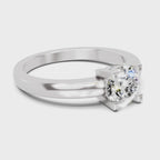 Ethereal Solitaire Diamond Engagement Ring