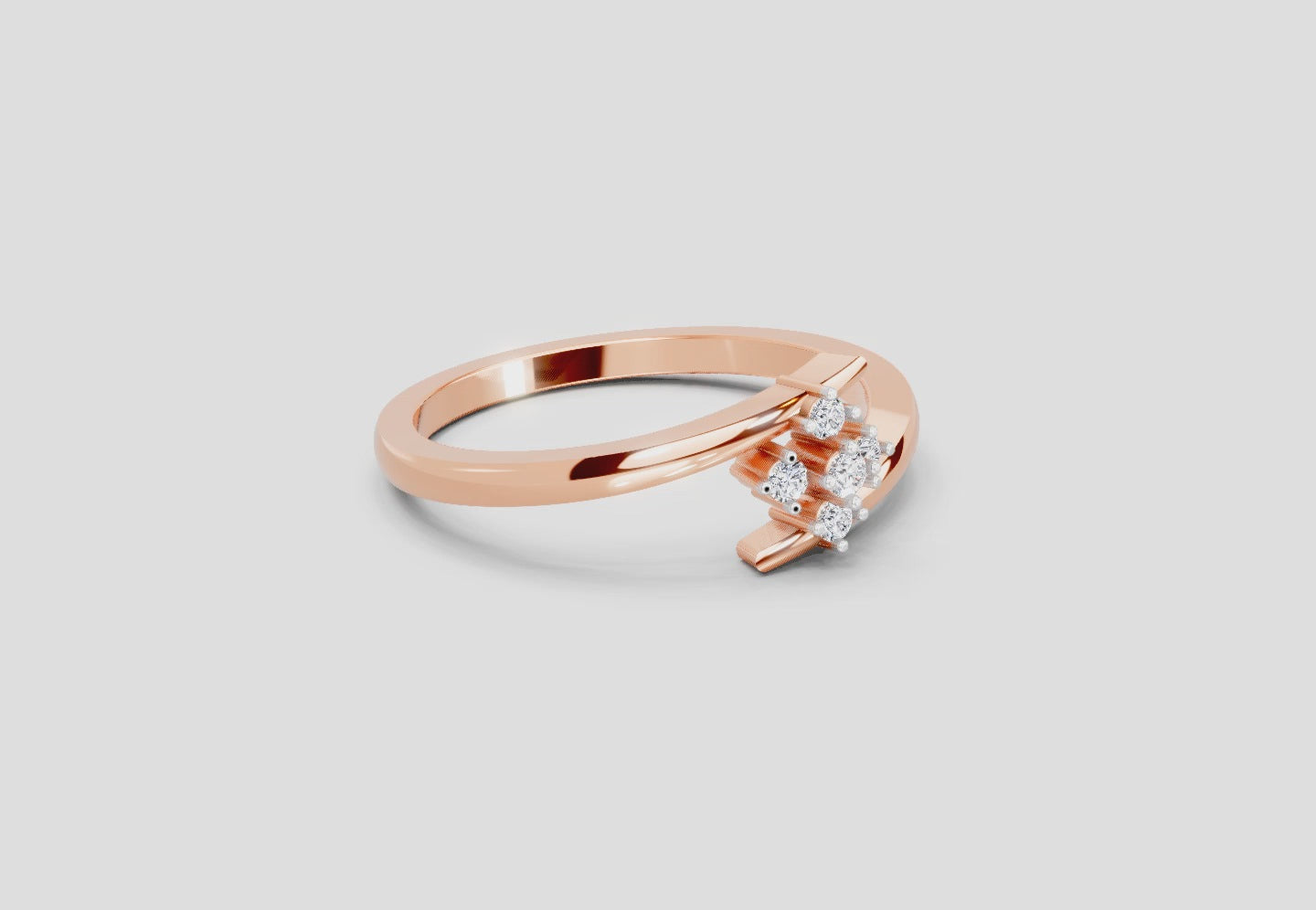 Timeless Petal Diamond Engagement Ring