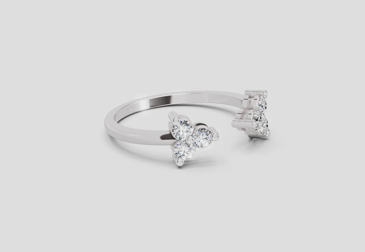 Ethereal Bloom Diamond Engagement Ring