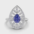 Regal Halo Diamond Engagement Ring