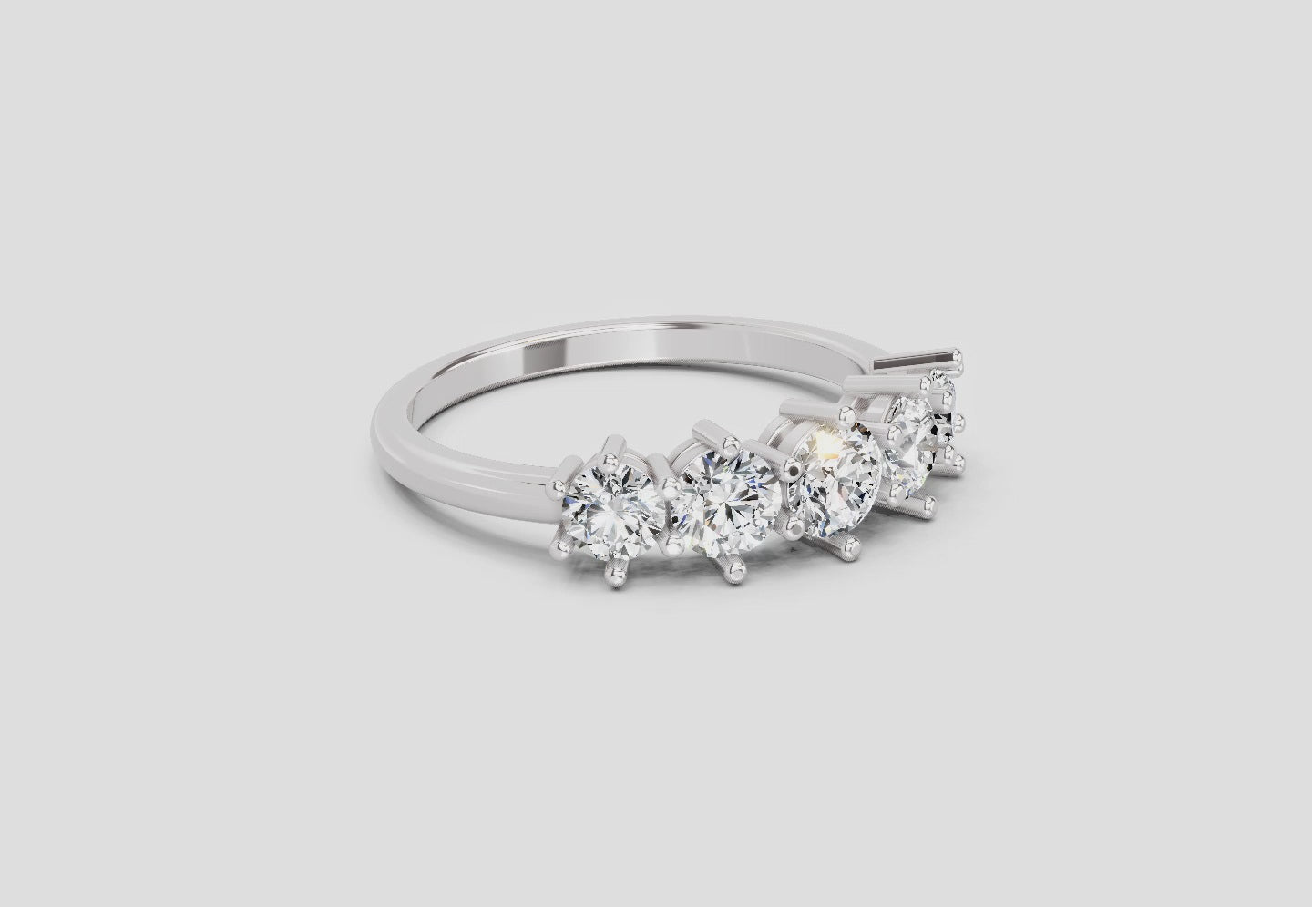 Celestial Round Diamond Ring