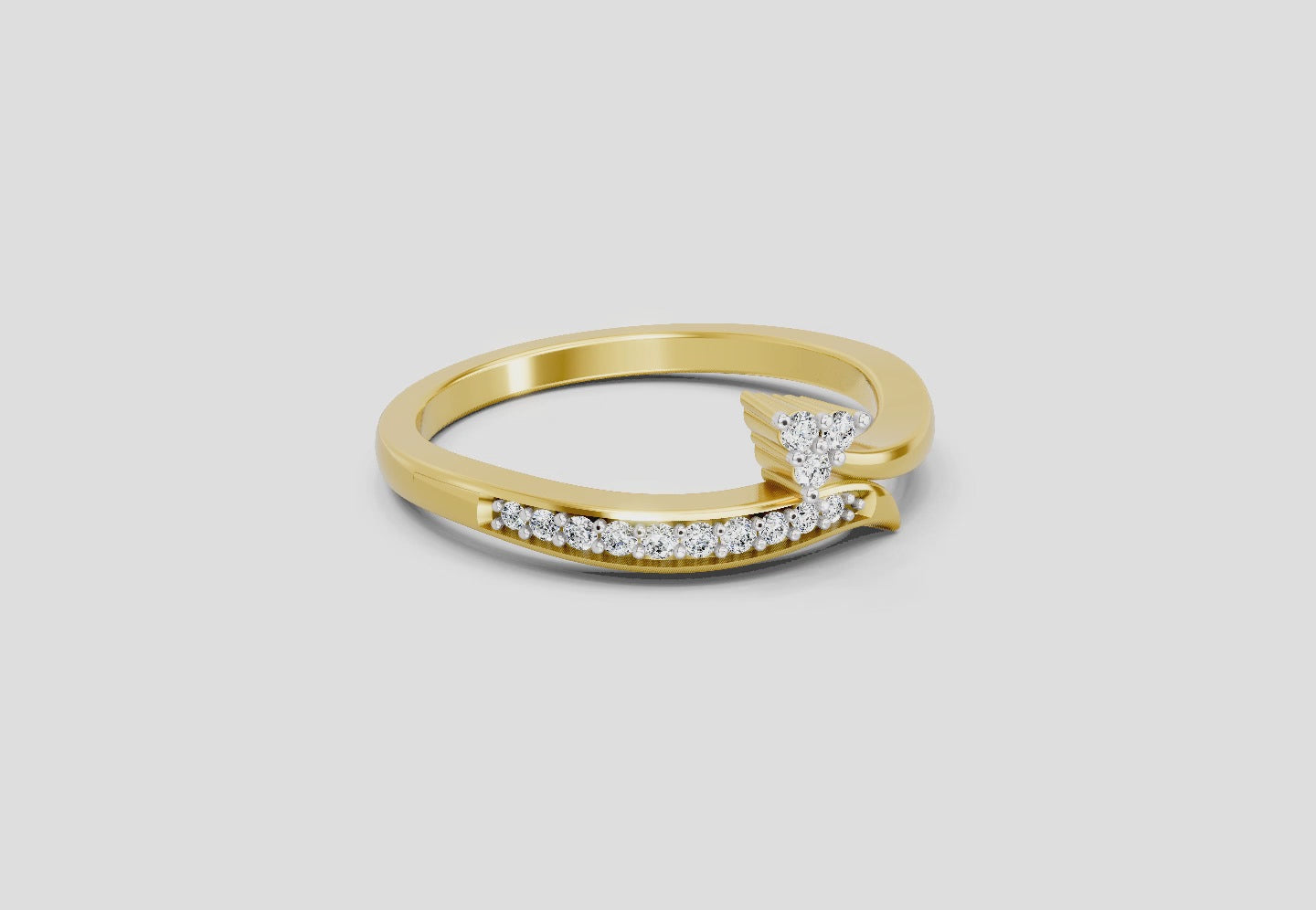 Exquisite Round Diamond Ring