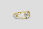 Celestial Evil Eye Solitaire Diamond Ring