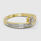 Captivating Floral Diamond Engagement Ring
