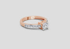 Graceful Solitaire Diamond Ring